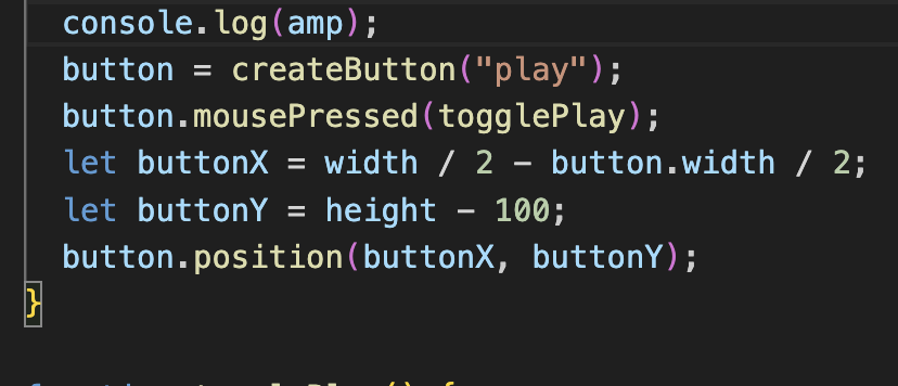 The play/pause button got pushed back to the bottom, so I brought it back.