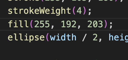 I changed the stroke weight of the outline for the circle to a thinner weight.