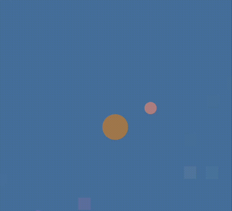 Holding certain keys would make random circles appear as well.