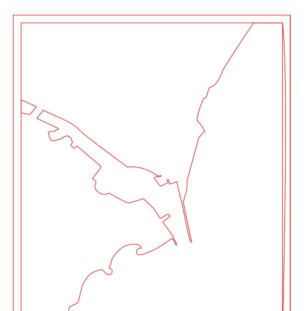 I decided to zoom in more on the land, because I want to add more layers, especially a seperate layer for the buildings.