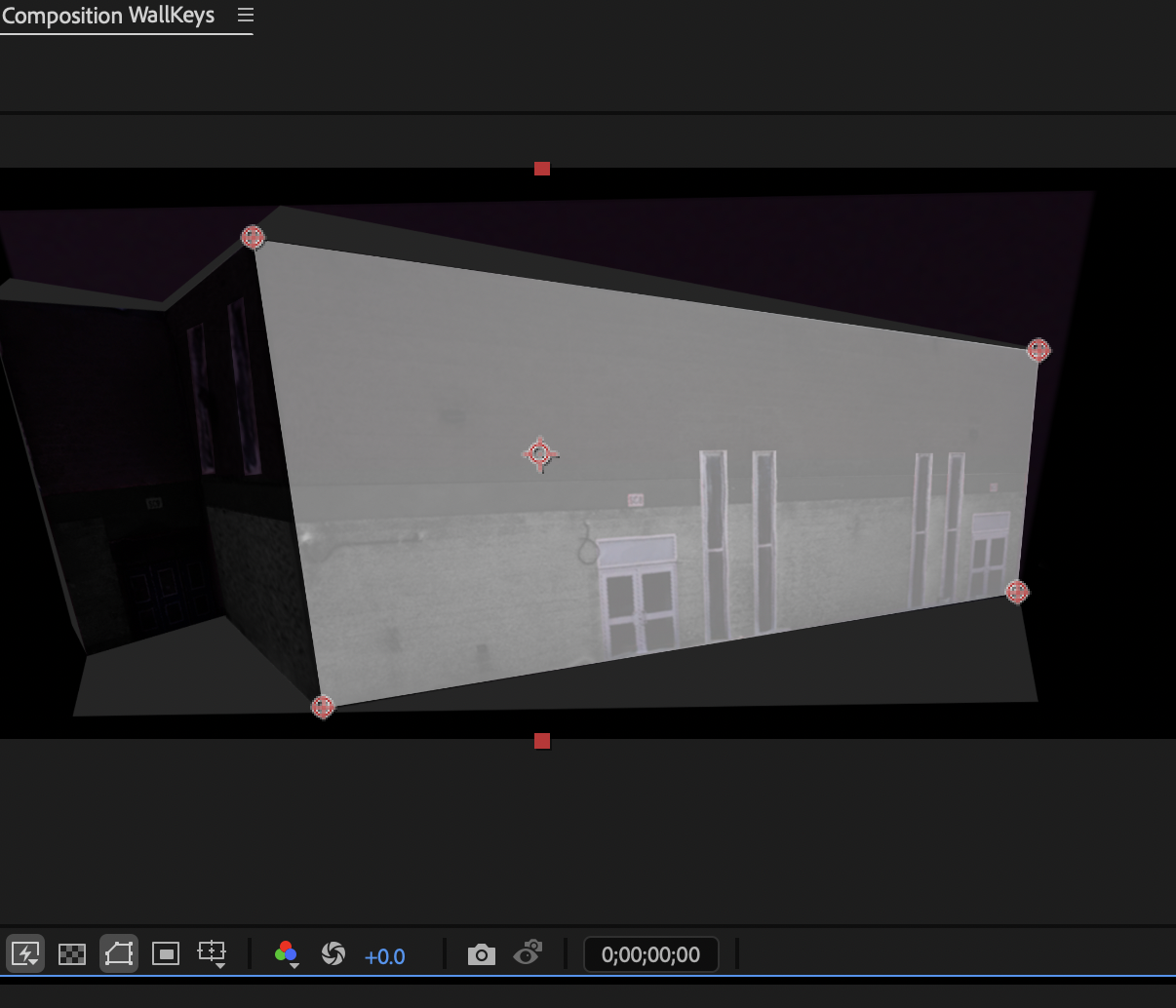 Masking of the wall.