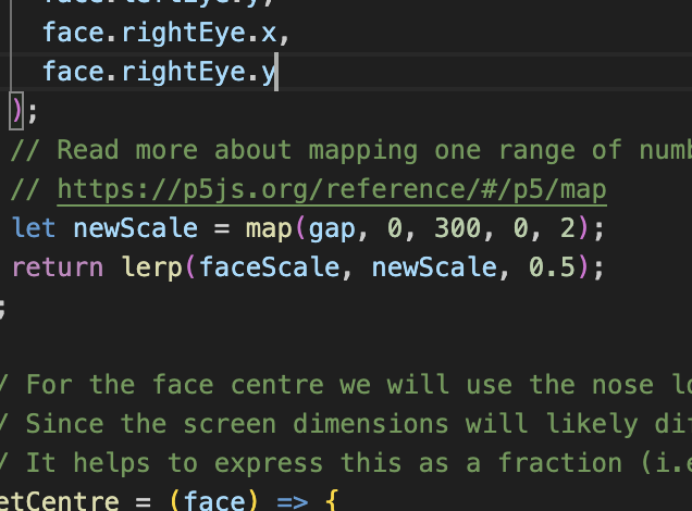 These are the cooderinates of your eye position.