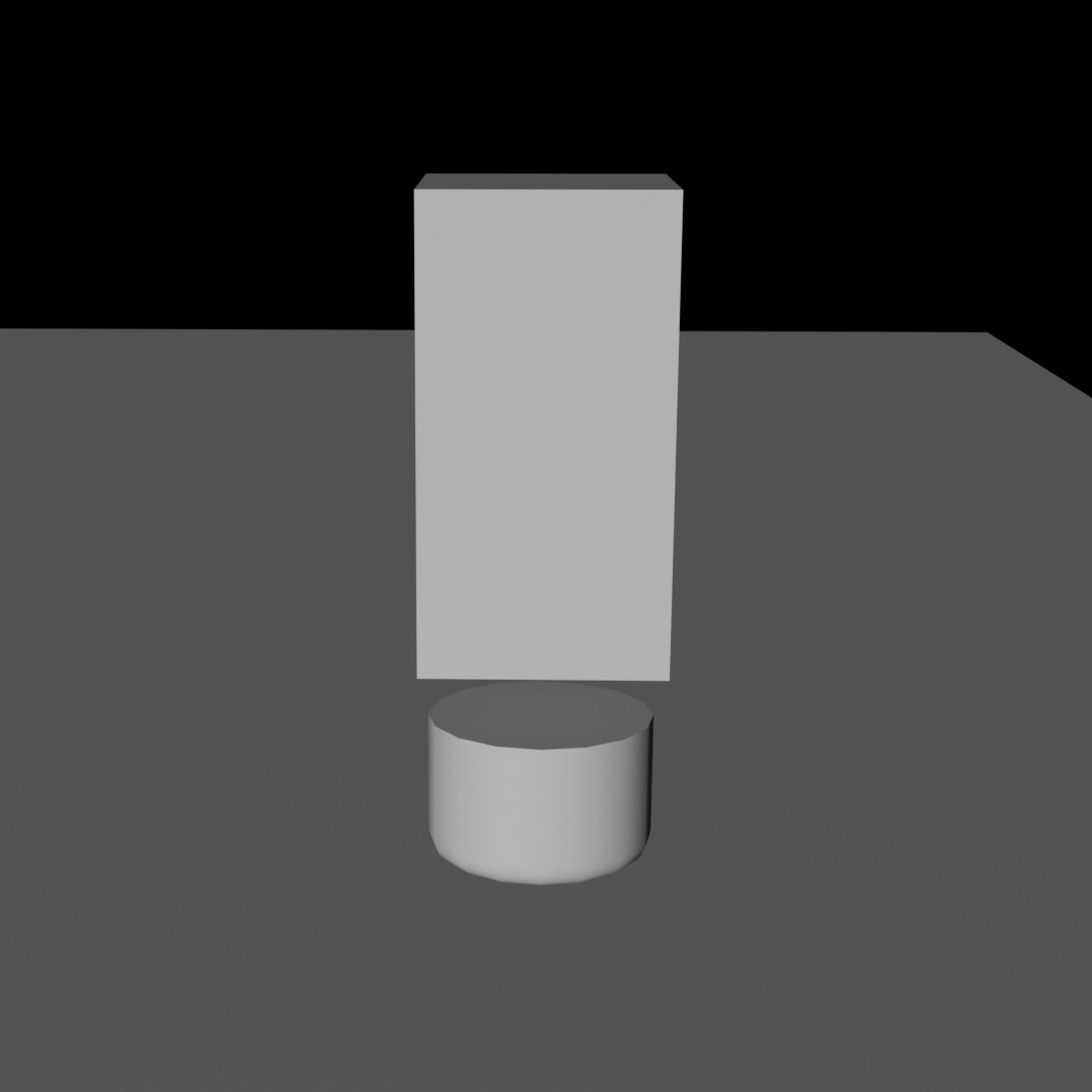 This was my attempt at 3D modelling the lotion bottle, but I couldn't figure out how to connect the cap to the body and flatten the top.